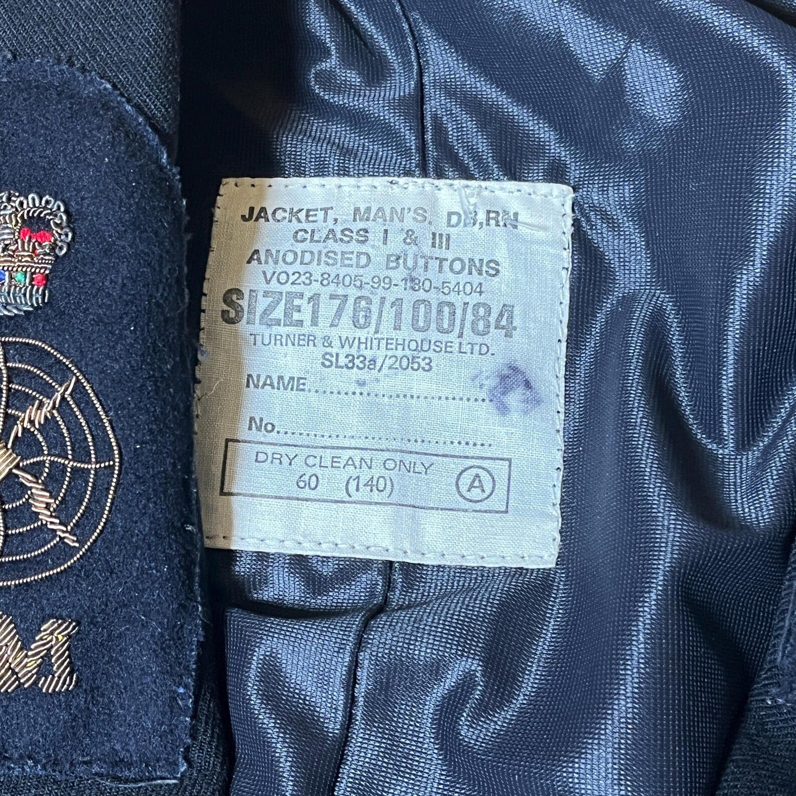 Other Vintage Royal Navy Blazer Submarine Insignia Size 40R - 3 Thumbnail