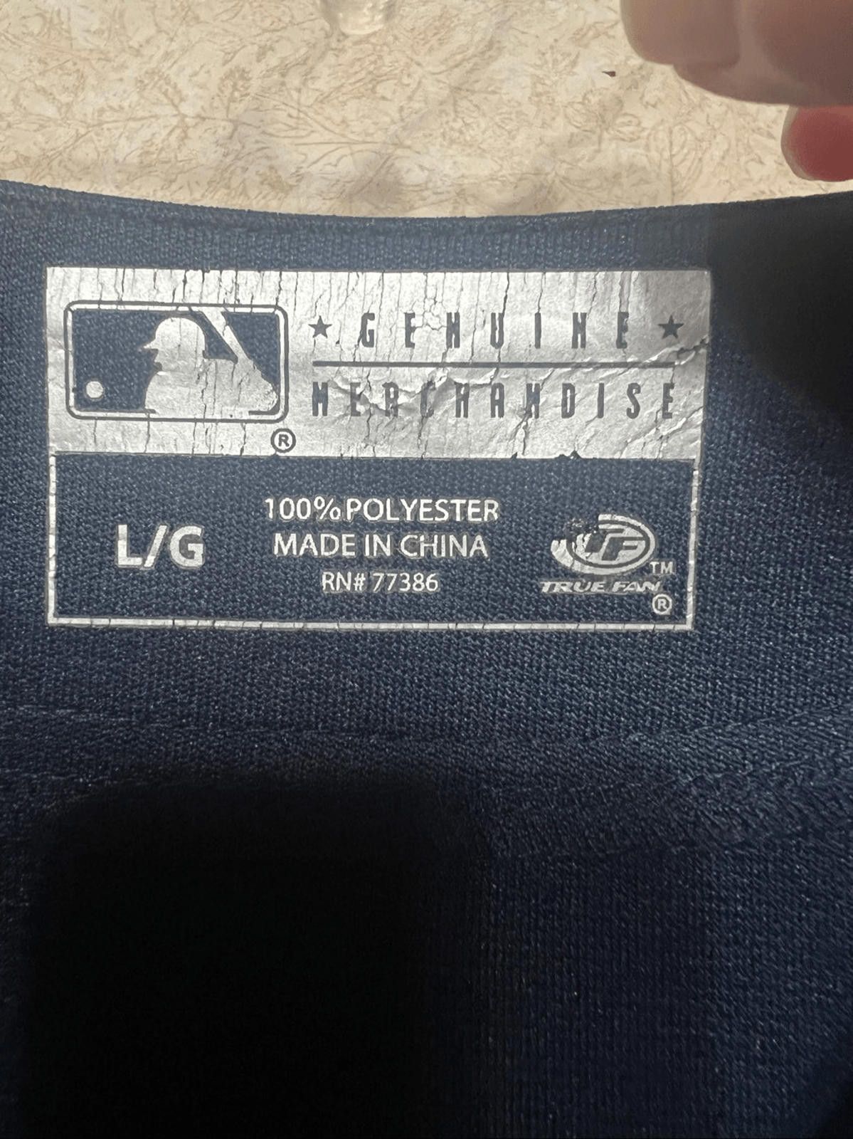 Designer New York Yankees genuine merchandise Jersey Sz L Size US L / EU 52-54 / 3 - 3 Thumbnail