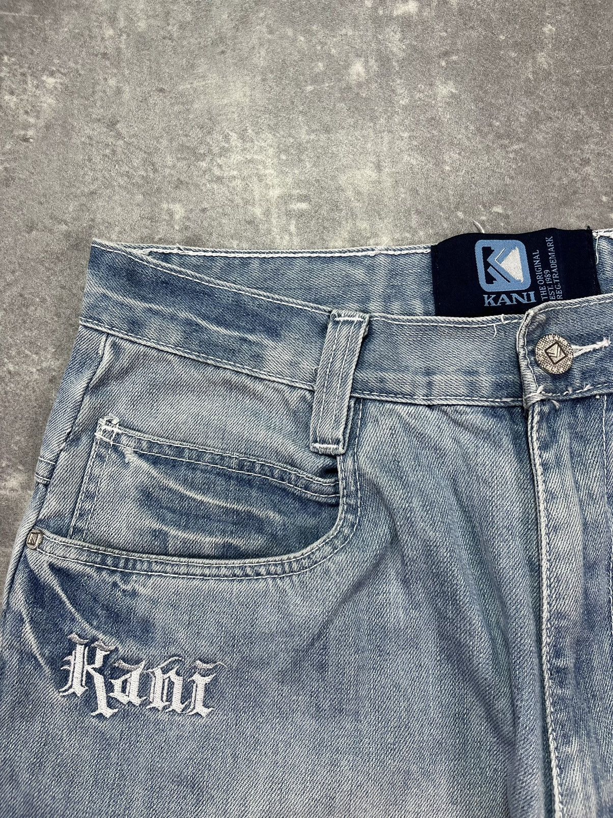 Karl Kani Karl Kani Big K Logo Pockets Baggy Denim Shorts Jorts Size US 32 / EU 48 - 6 Thumbnail