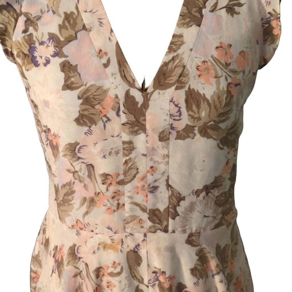 Rebecca Taylor Rebecca Taylor Floral Silk Shift Dress Dual Lined Size 2 Size XS / US 0-2 / IT 36-38 - 5 Thumbnail