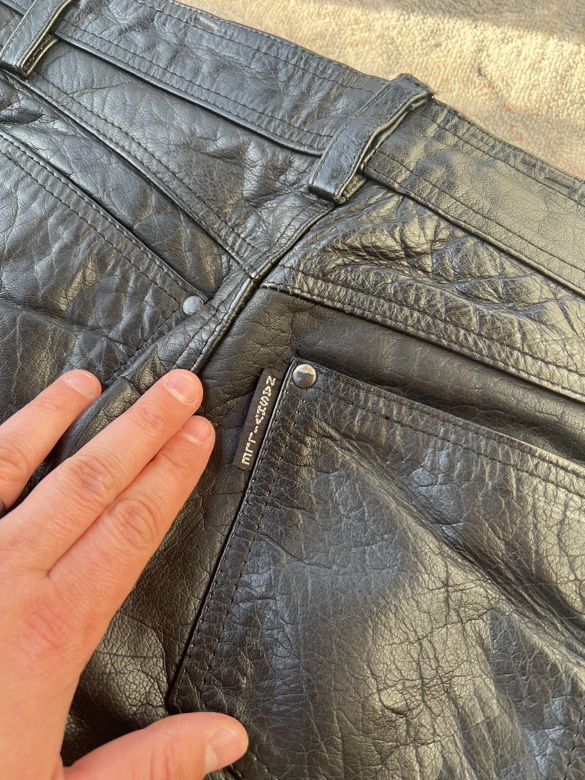 Leather Vintage Nashville Leather Moto Pants Size US 36 / EU 52 - 10 Thumbnail