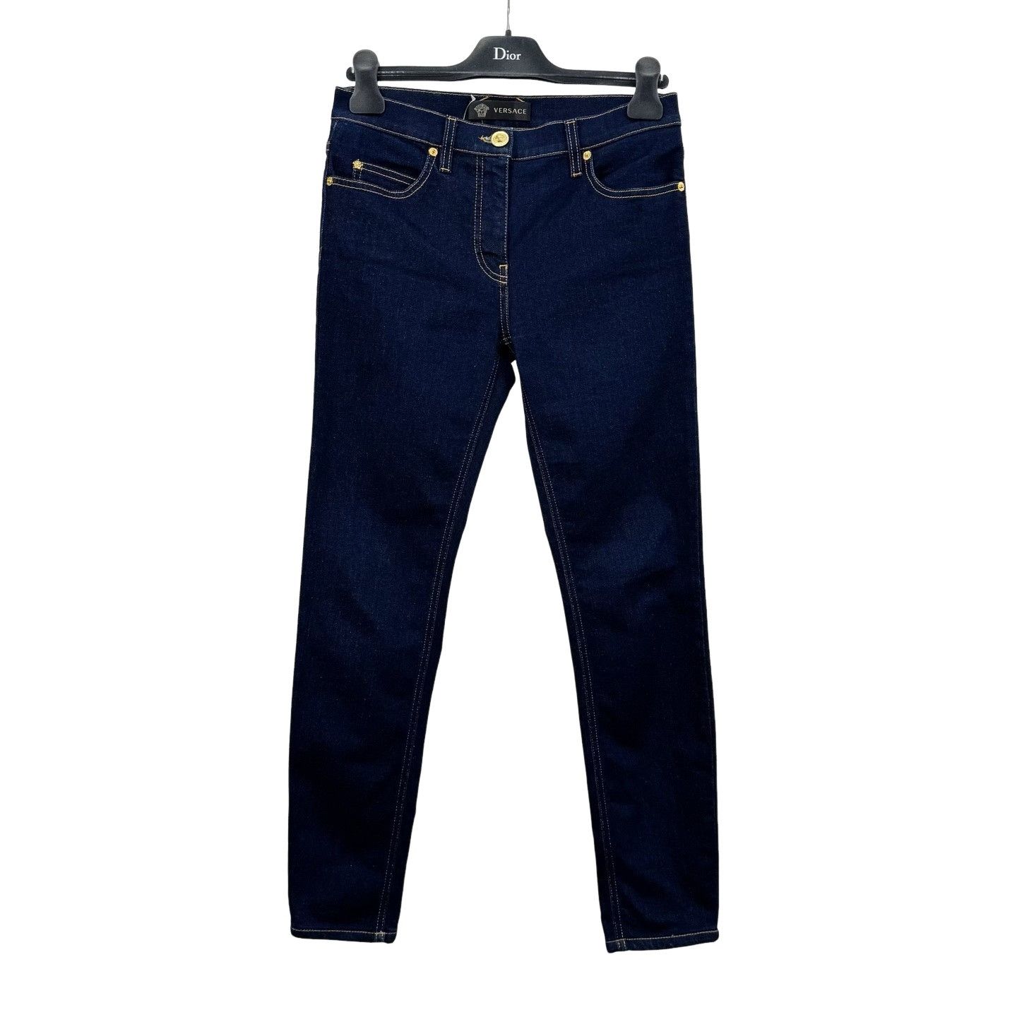 Versace Versace Medusa Denim Jeans Size 26 Size 26" / US 2 / IT 38 - 1 Thumbnail