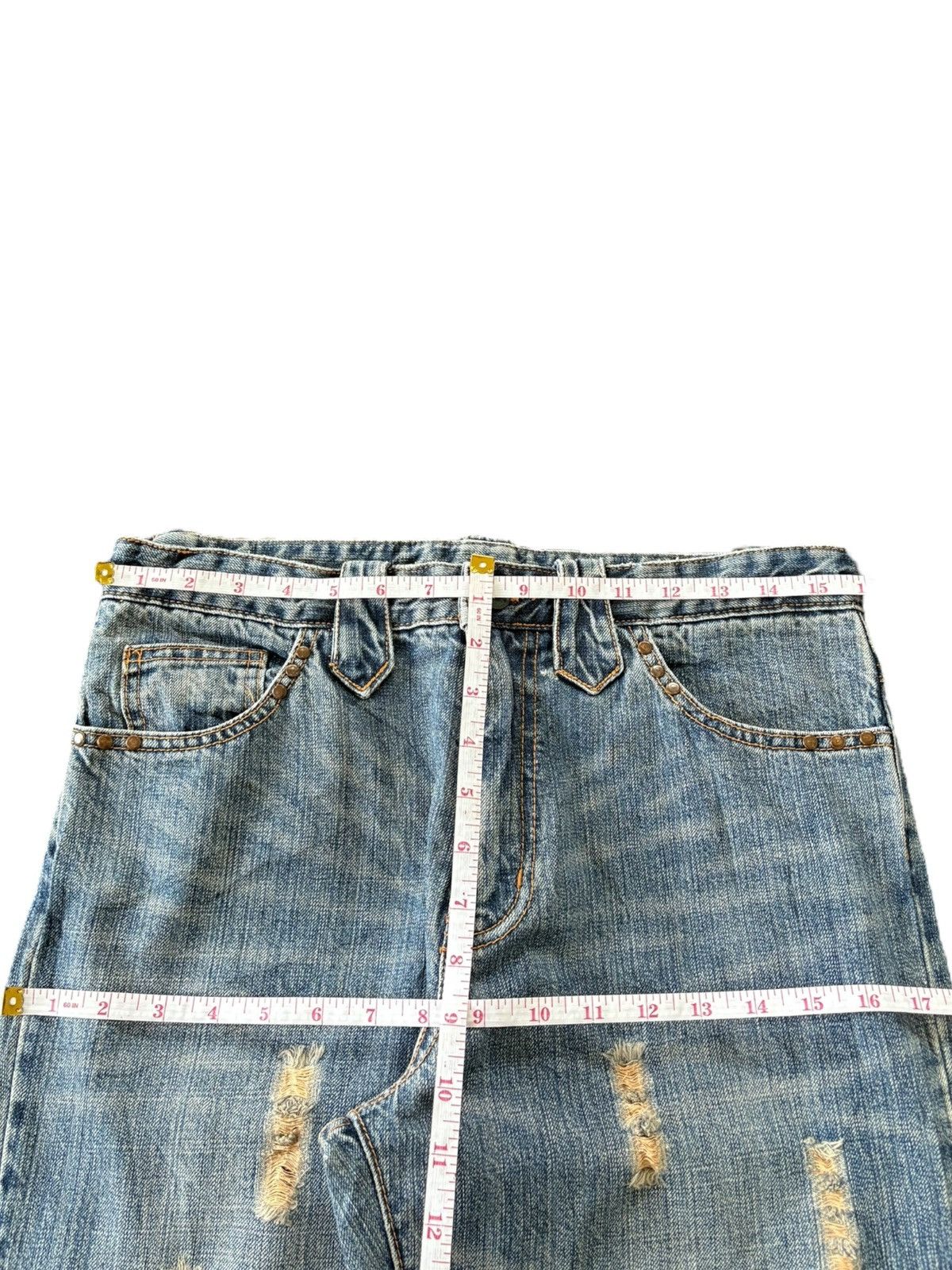 semanticdesign Vintage Semantic Design Rusty Wash Distressed Loose Jeans Size US 32 / EU 48 - 7 Thumbnail
