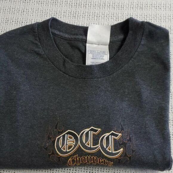 AAA AAA OCC (Orange County Choppers) Graphics Front & Back Gray Size US L / EU 52-54 / 3 - 16 Thumbnail