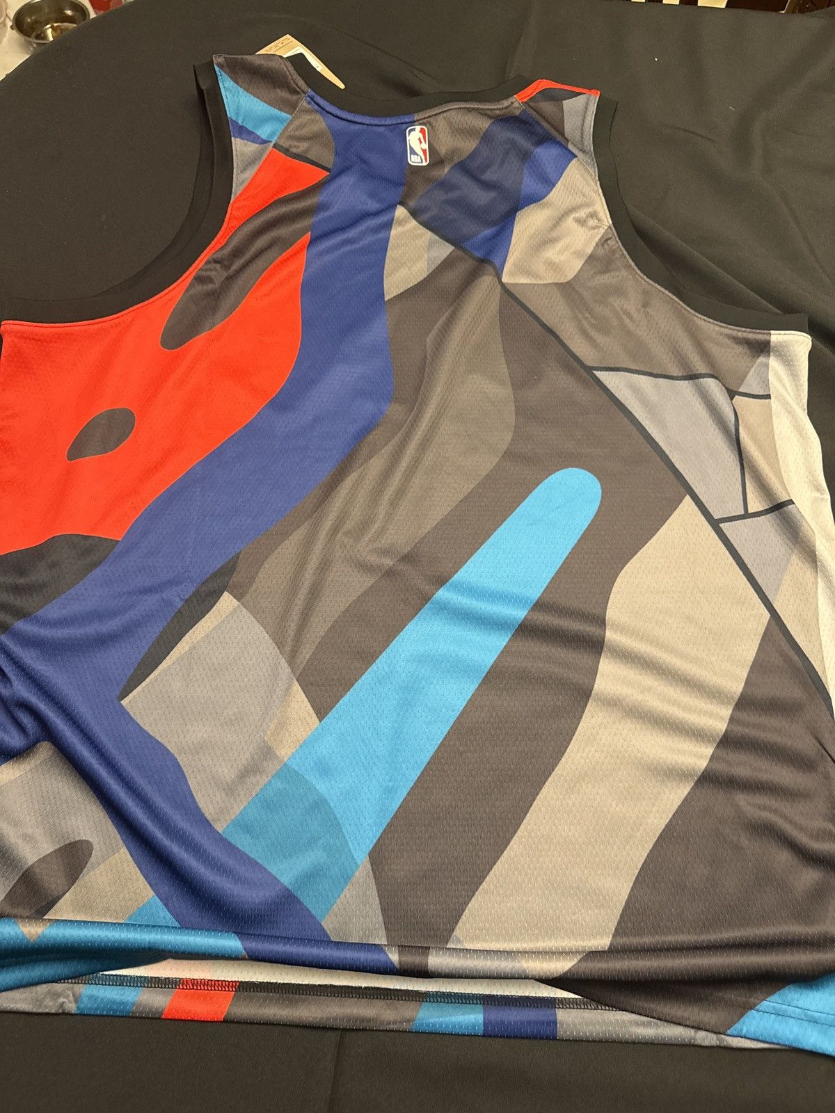 Nike *NEW*Size 60 City Edition Nets Jersey 3XL/2XL Size US XXL / EU 58 / 5 - 4 Thumbnail