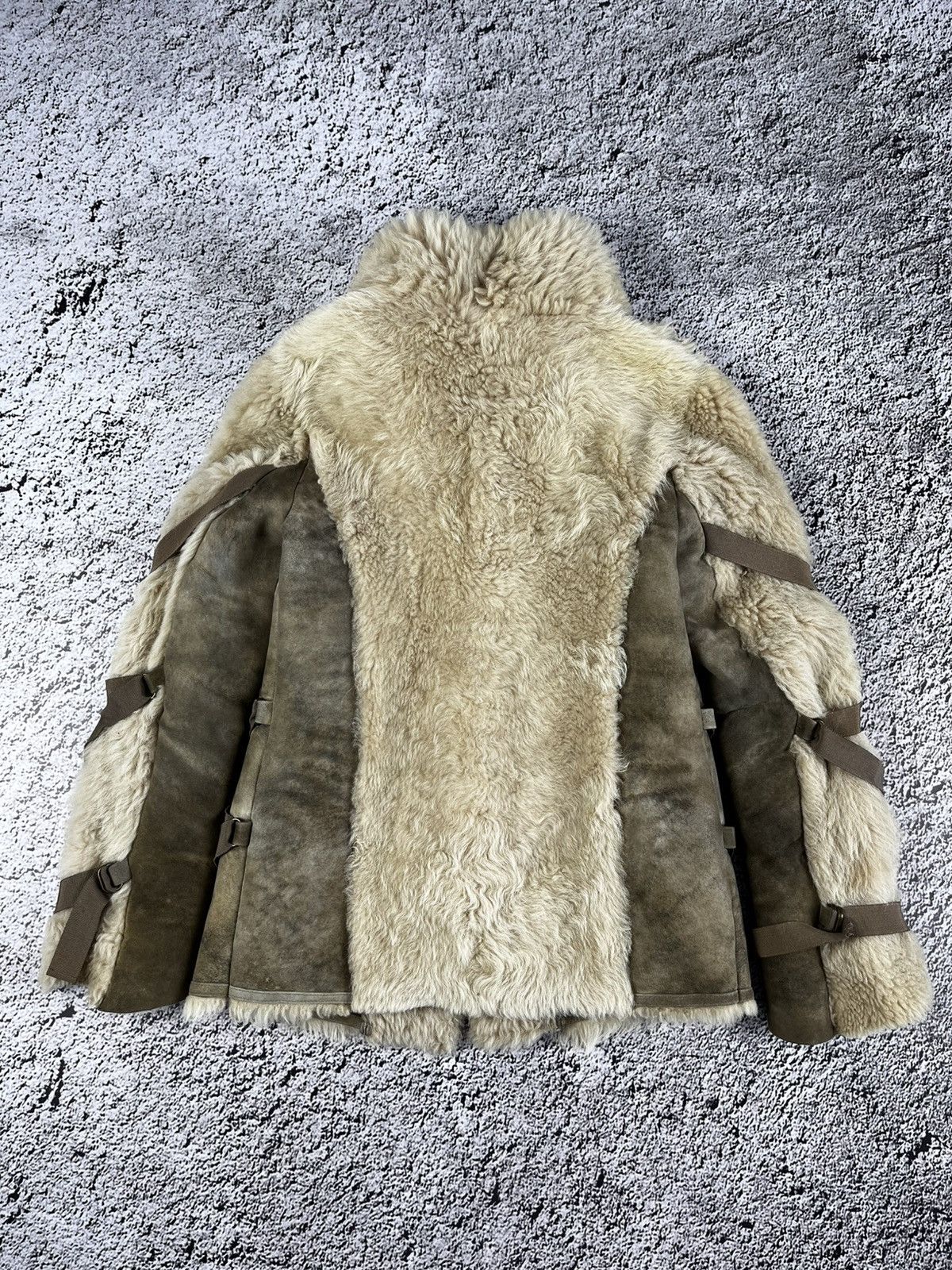 Japanese Brand Vintage Y2K leather fur shearling sheepskins coat jacket 00s Size M / US 6-8 / IT 42-44 - 9 Thumbnail
