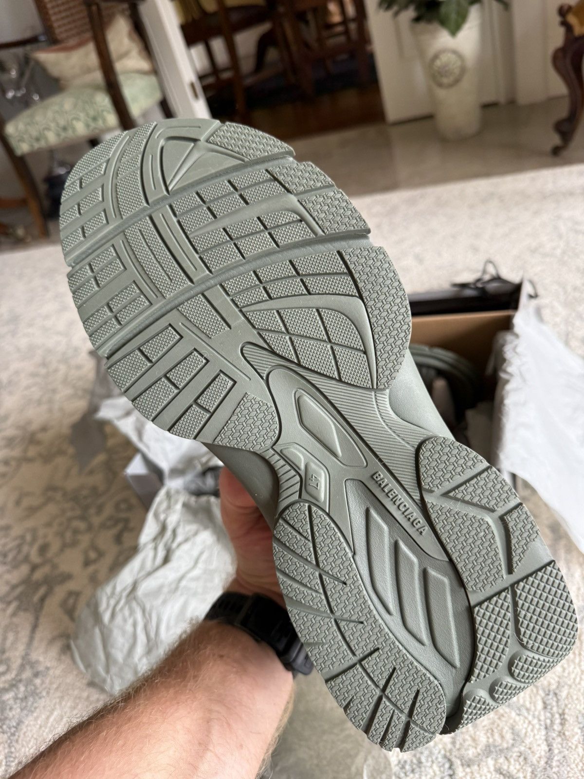 Balenciaga Balenciaga tourist sandal sneakers Demna khaki green 47 Size US 13 / EU 46 - 9 Thumbnail