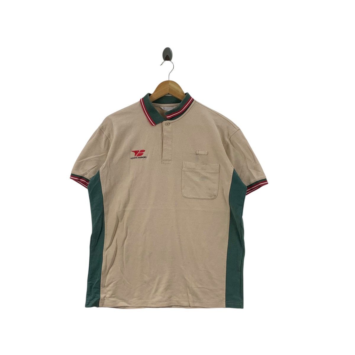 Vintage Vintage TOYOTA BOSHOKU ENGINEER Automotive Polo Tee Shirt Size US L / EU 52-54 / 3 - 3 Thumbnail