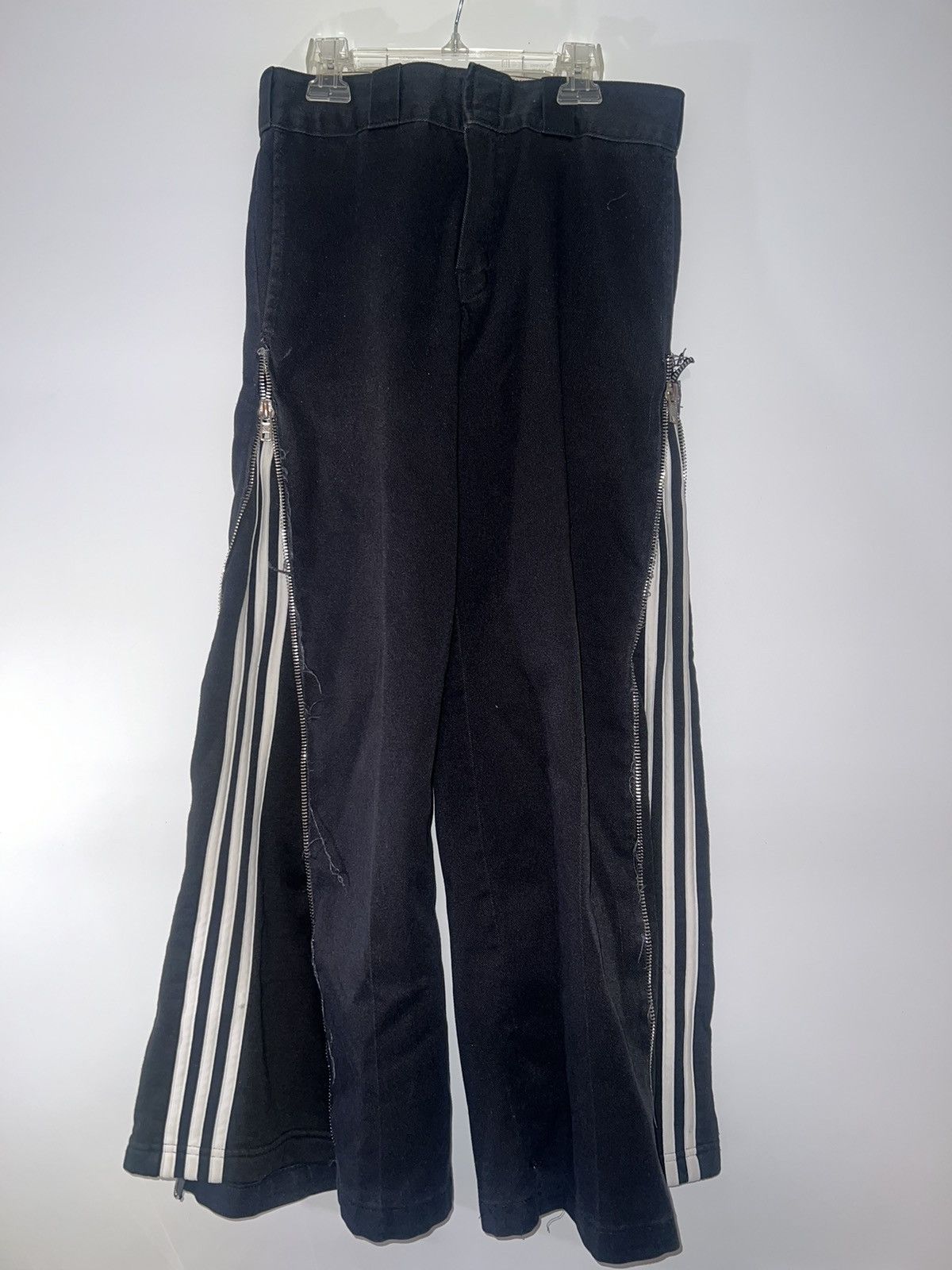 Adidas × Designer black dickies pants custom sewed Size US 28 / EU 44 - 1 Thumbnail