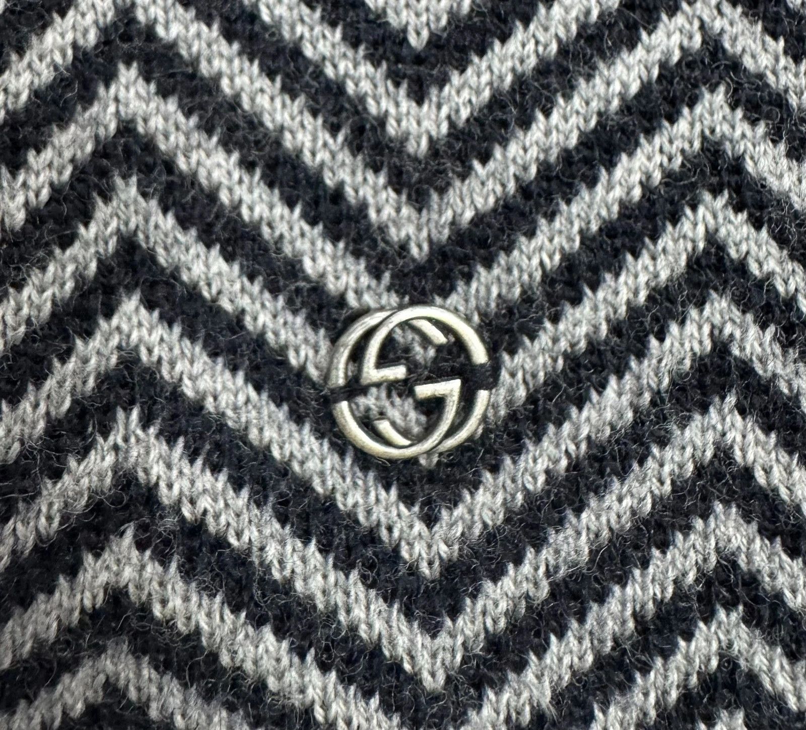 Gucci Gucci Wool Cardigan Herringbone 12 Anni Womens S Size S / US 4 / IT 40 - 13 Thumbnail