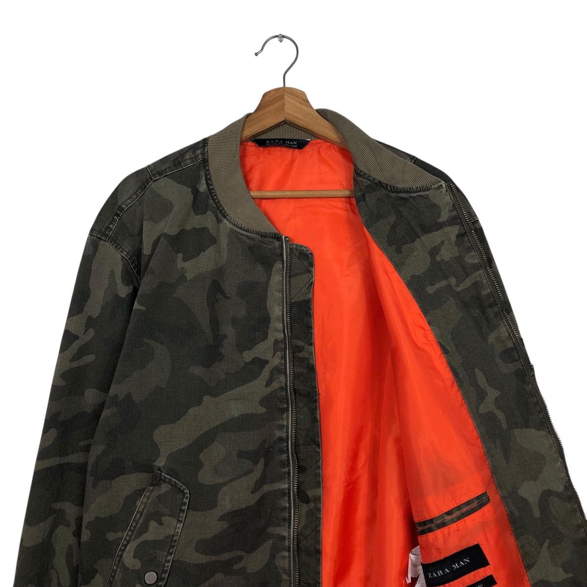 Japanese Brand 📌Vintage Bomber Jacket Camouflage Design Zara Man Size US M / EU 48-50 / 2 - 13 Thumbnail