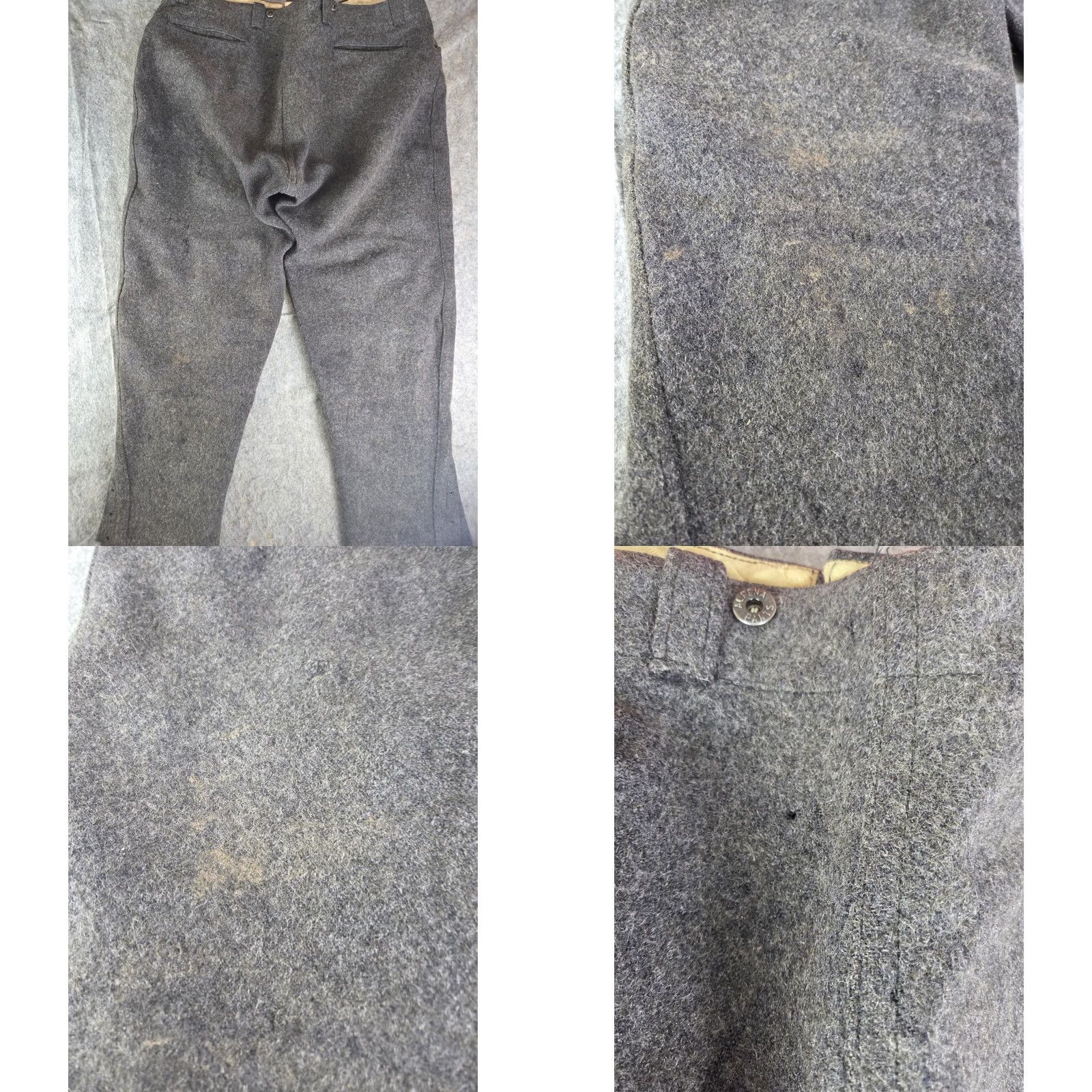 Vintage VINTAGE Alpena Wool Pants Trouser Hunting Gray Mens 38x26 Distressed Size US 38 / EU 54 - 8 Thumbnail