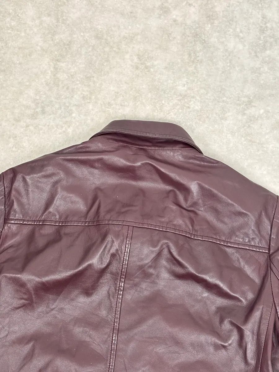 Prada AW2013 Prada Burgundy Leather Reversible Premium Jacket Size US S / EU 44-46 / 1 - 9 Thumbnail