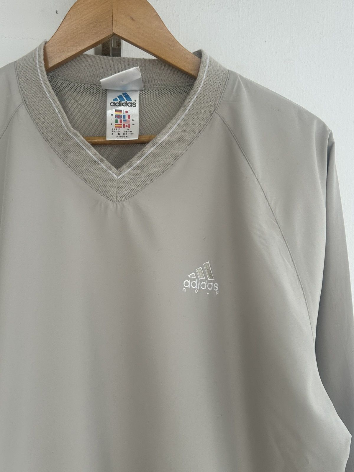 Adidas Adidas Vintage 90s Beige Sweatshirt Size US M / EU 48-50 / 2 - 3 Thumbnail