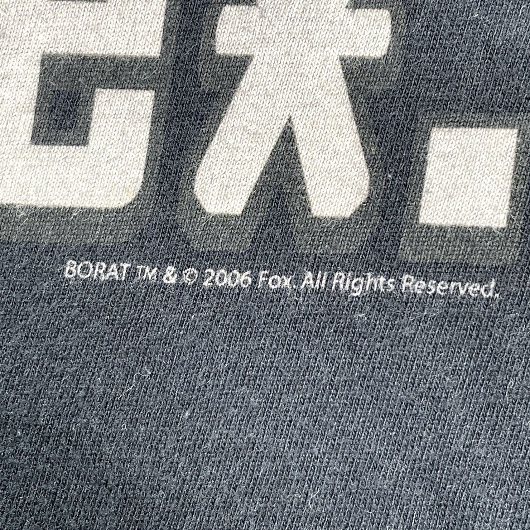 Etro VINTAGE Borat Movie Promo Shirt Medium Y2K 2006 Retro Fox Black Men’s Size US M / EU 48-50 / 2 - 3 Thumbnail