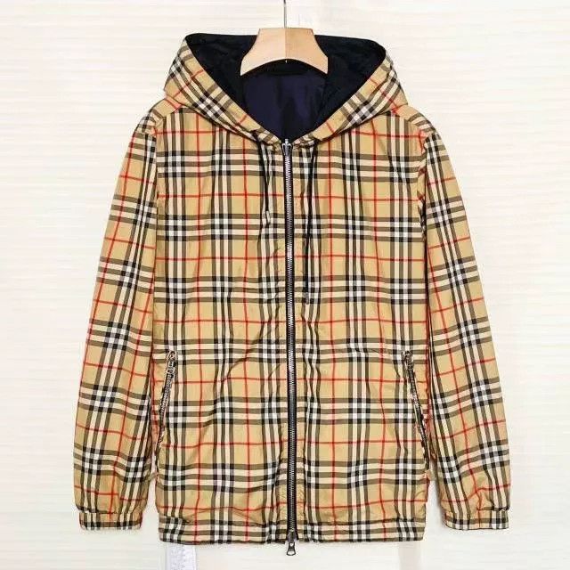Burberry Burberry Vintage Reversible Check Hooded Jacket Size US M / EU 48-50 / 2 - 1 Thumbnail