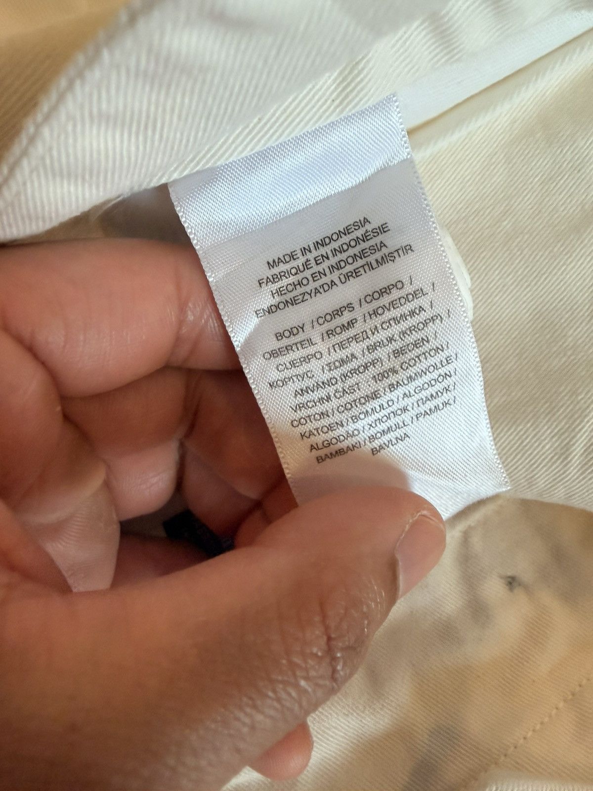 Polo Ralph Lauren Polo Ralph Lauren White Relaxed Fit Trousers Size 28 Size US 28 / EU 44 - 6 Thumbnail