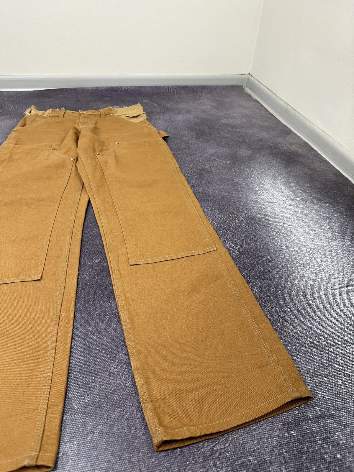 Carhartt Vintage 90s Carhartt Double Knee USA Distressed Work Pants Size US 30 / EU 46 - 4 Thumbnail