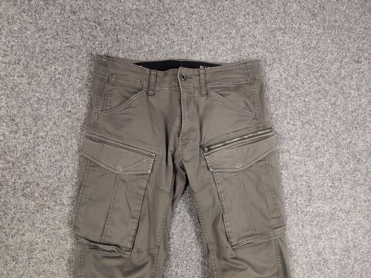 G-Star Vintage g-star raw rovic zip 3d straight tapered cargo Pants Size US 31 - 6 Thumbnail