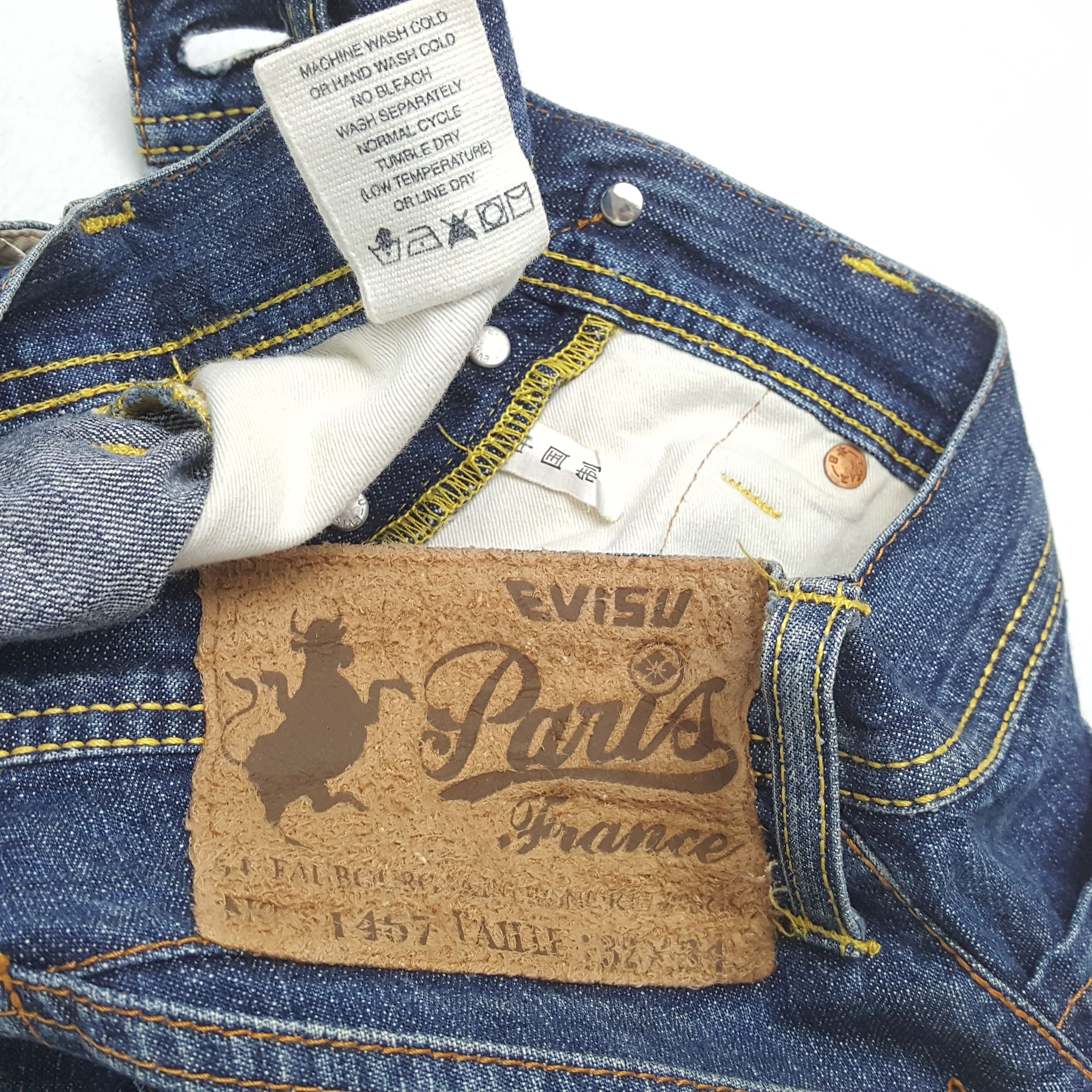 Japanese Brand × Vintage EVISU Japanese Brand Streetwear Custom Daicock Jeans Size US 30 / EU 46 - 14 Thumbnail