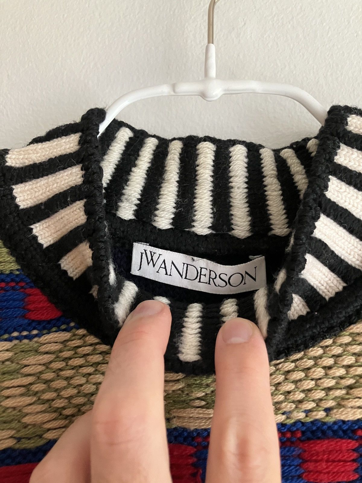 JW Anderson Fairisle Wool Intarsia Sweater Size US S / EU 44-46 / 1 - 4 Thumbnail