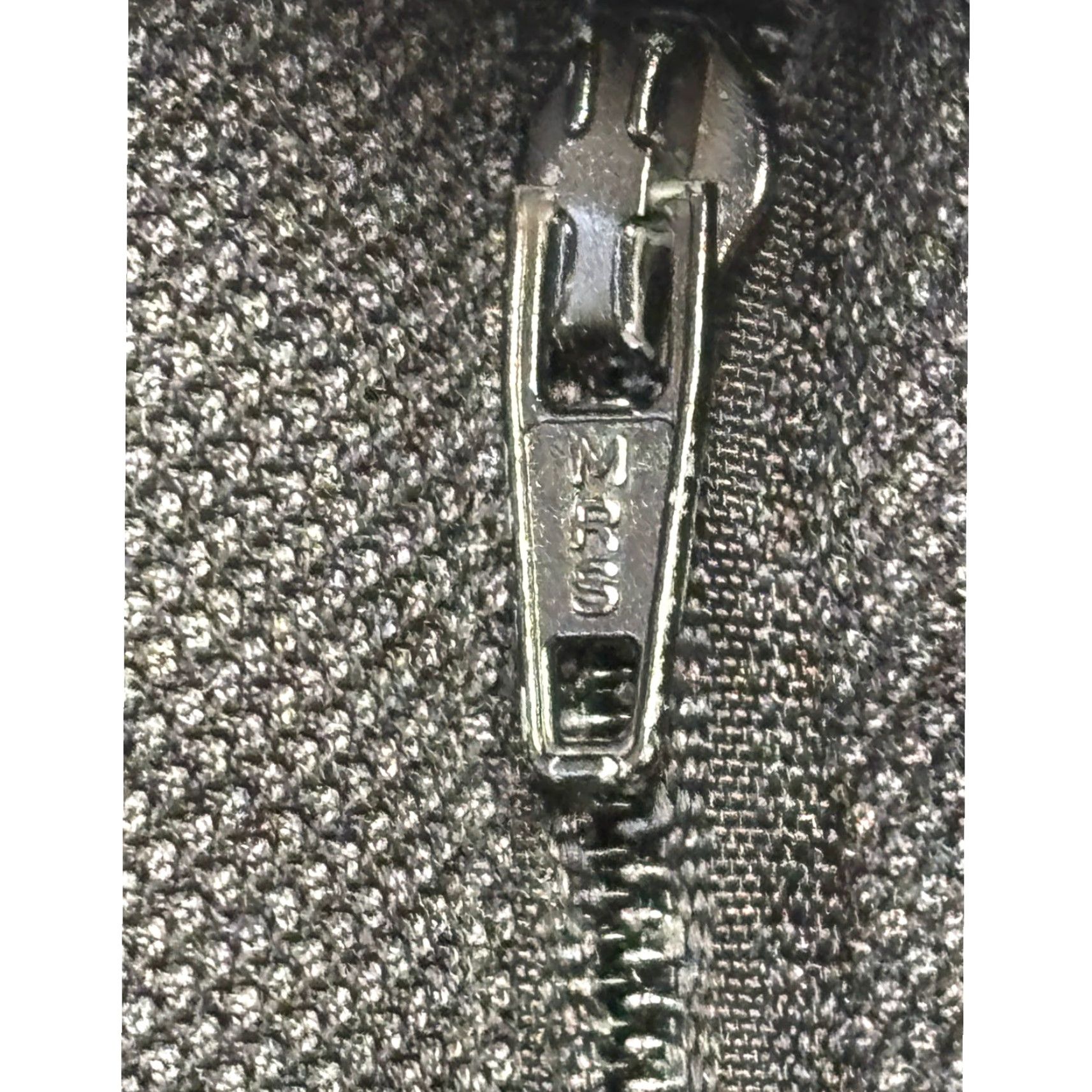 Canali Canali 1934 Mens Gray Wool Blend Dress Pants 38 Regular Geometric Pattern Slim Flat Front Trousers Size US 37 - 3 Thumbnail