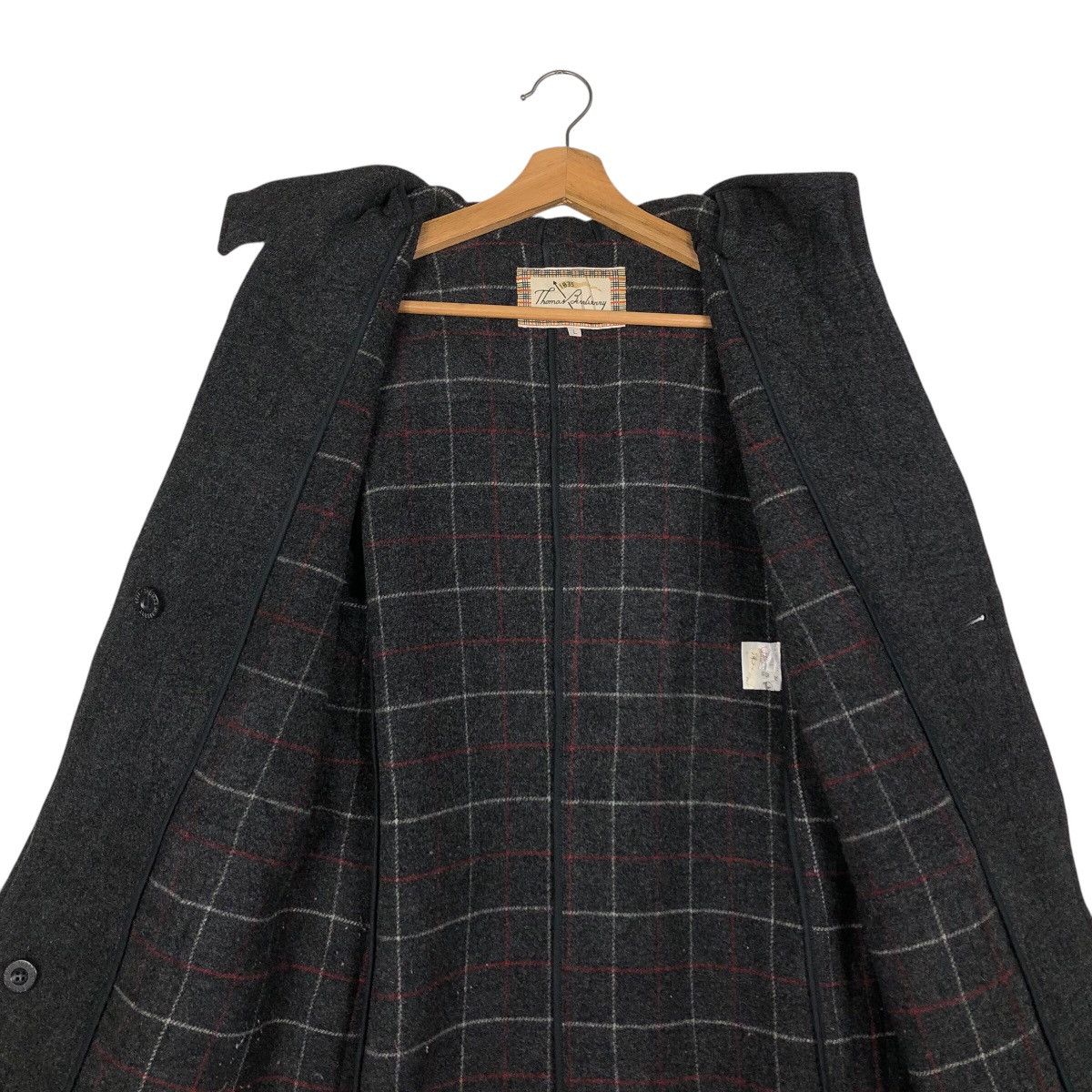 Burberry 📌Vintage Wool Long Jacket Duffle Thomas Burberry 1835 Size US L / EU 52-54 / 3 - 17 Thumbnail