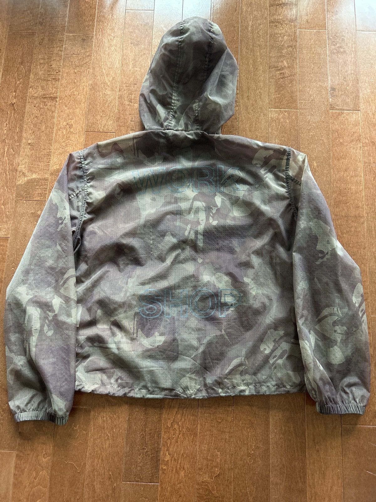 Our Legacy Work Shop Translucent Camouflage Ripstop Running Jacket Size US L / EU 52-54 / 3 - 2 Thumbnail