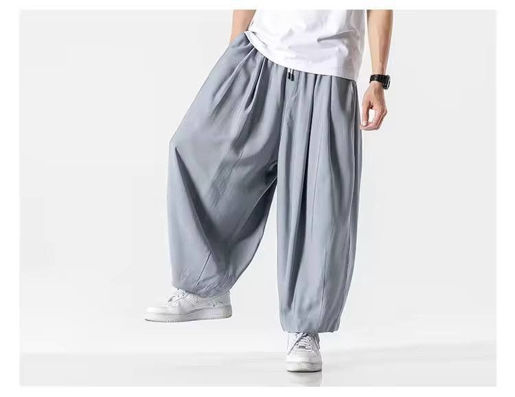 Japanese Brand × Vintage monochrome casual wide leg pants Size US 34 / EU 50 - 4 Thumbnail