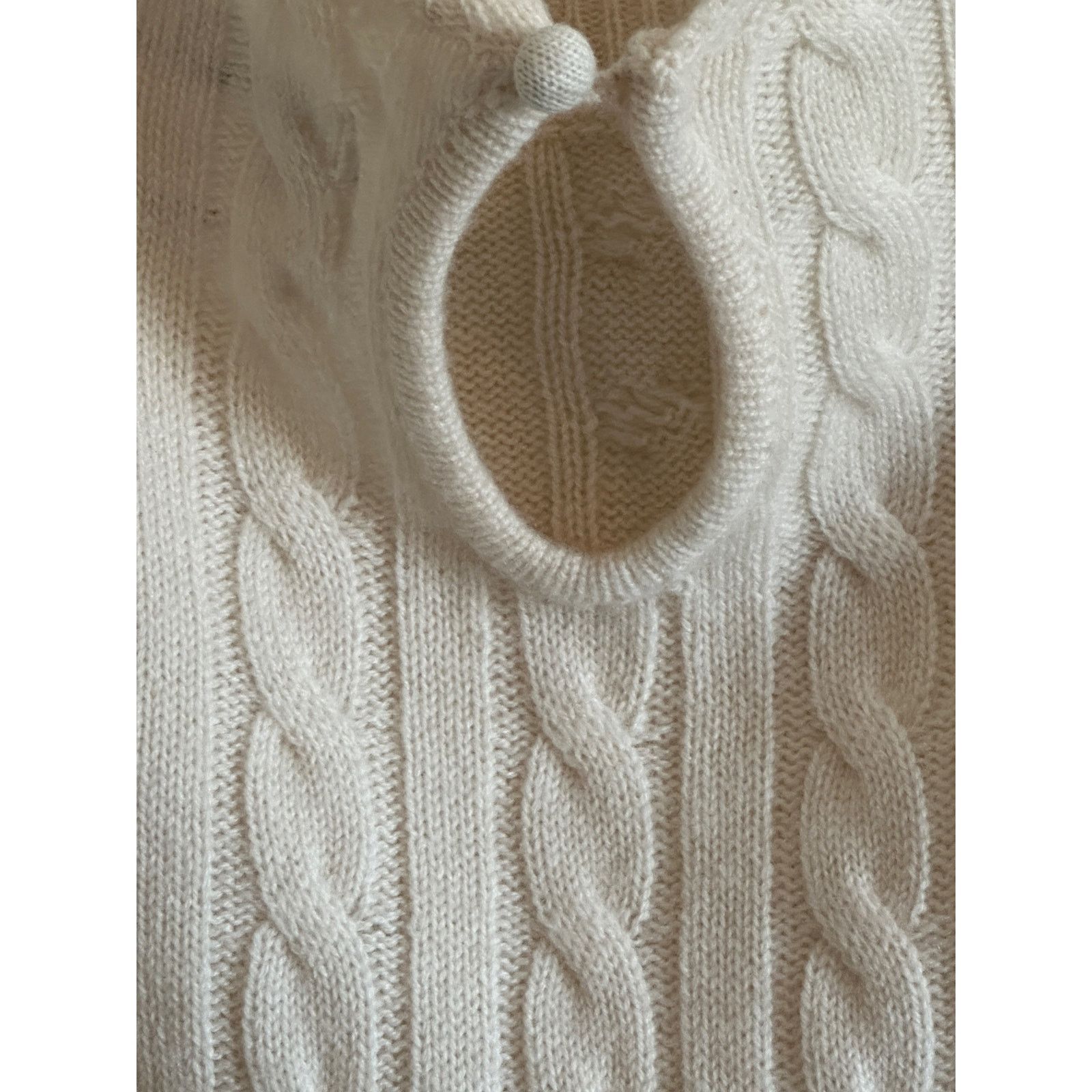Other Grey Ven White Wool Cashmere Crew Neck Long Sleeve Sweater Size XS / US 0-2 / IT 36-38 - 9 Thumbnail