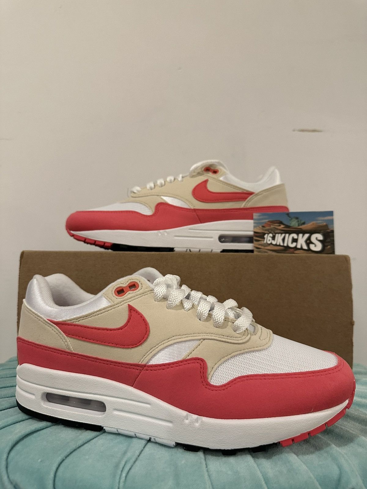 Nike Size 9 - Nike Air Max 1 Aster Pink W Size US 9 / IT 39 - 1 Thumbnail