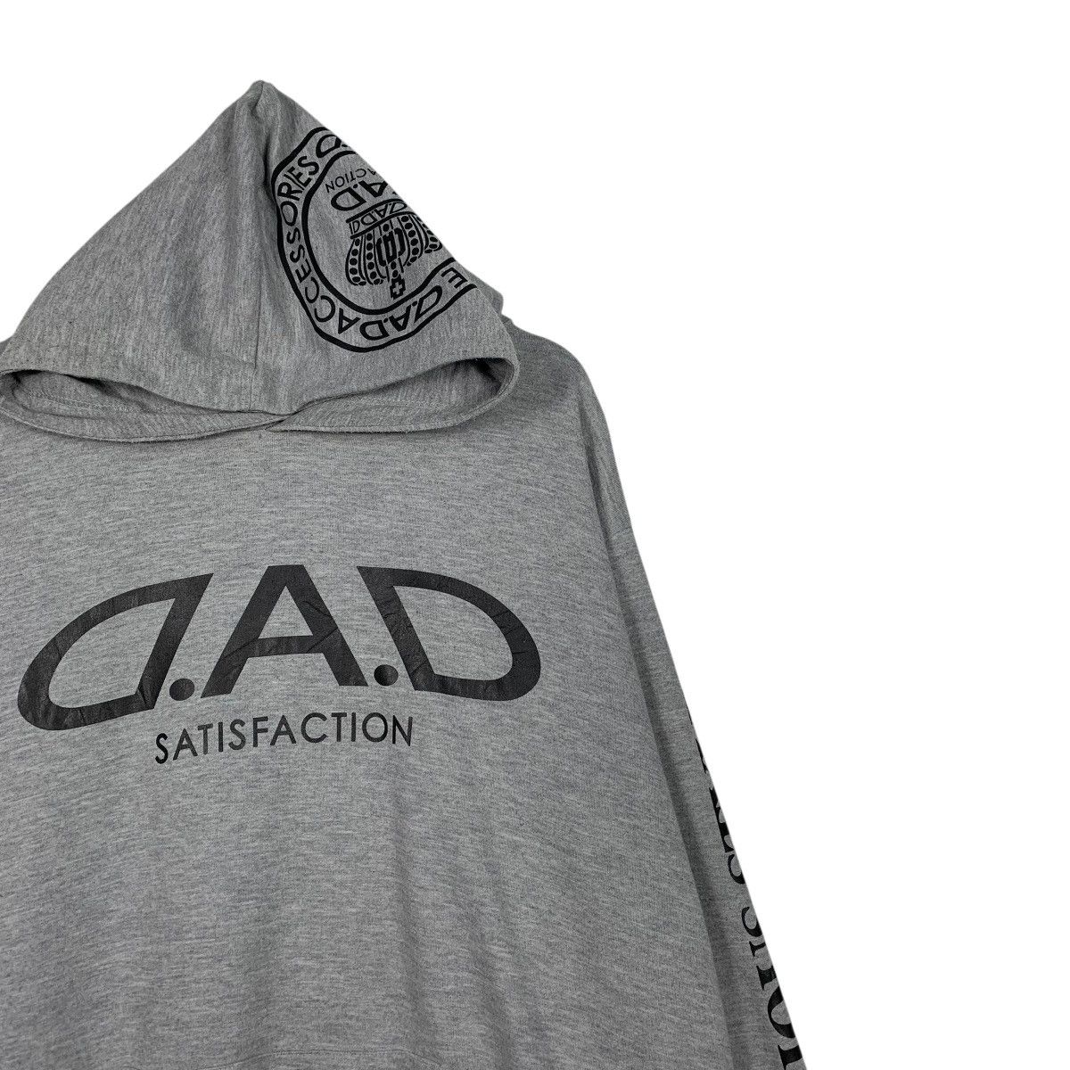 Japanese Brand DAD Satisfaction Spellout Pullover Hoodie Size US L / EU 52-54 / 3 - 5 Thumbnail