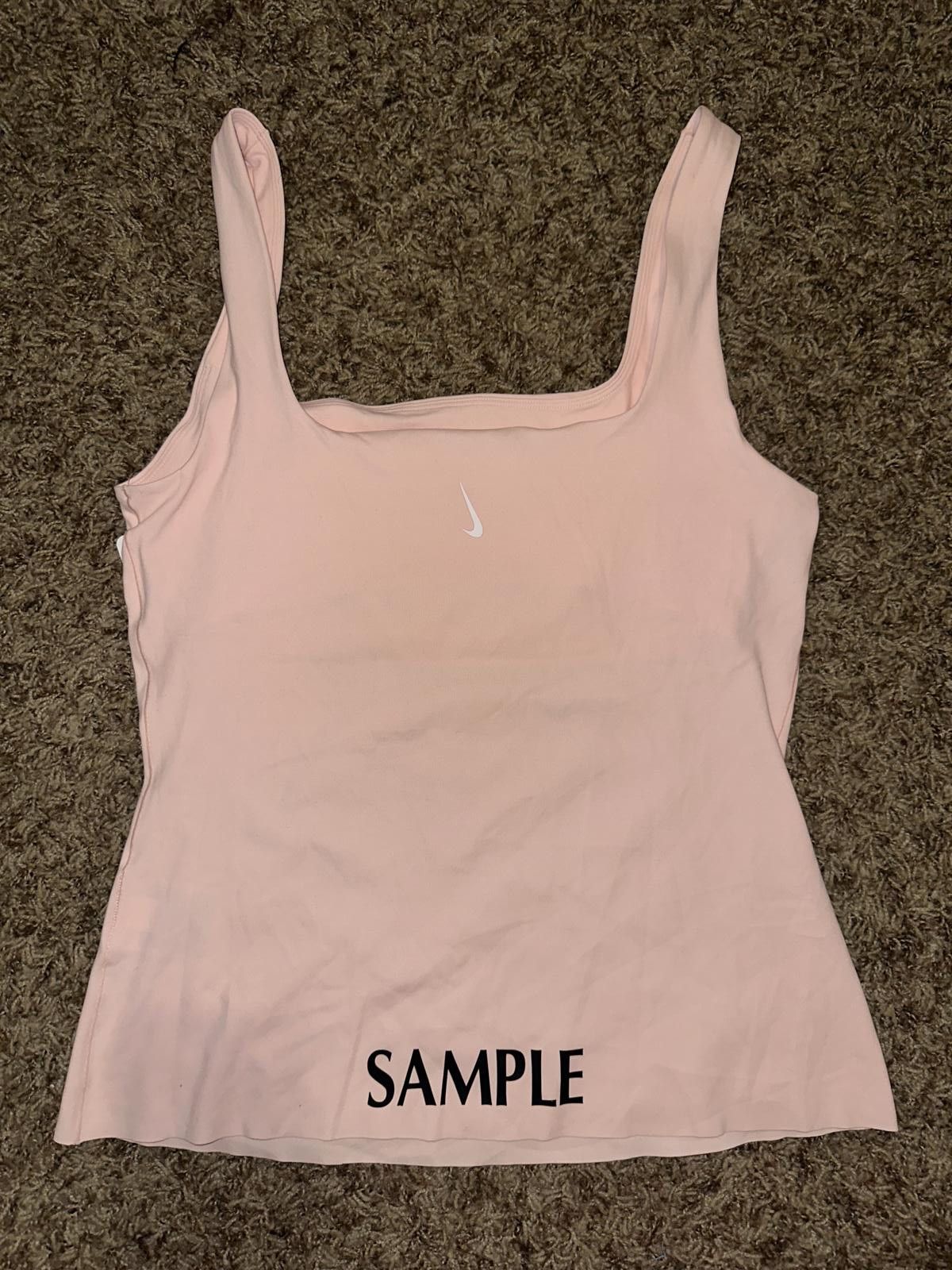 Nike Nike Women's Luxe Yoga Dri-FIT Tank Top Pink Sample Size S / US 4 / IT 40 - 2 Thumbnail