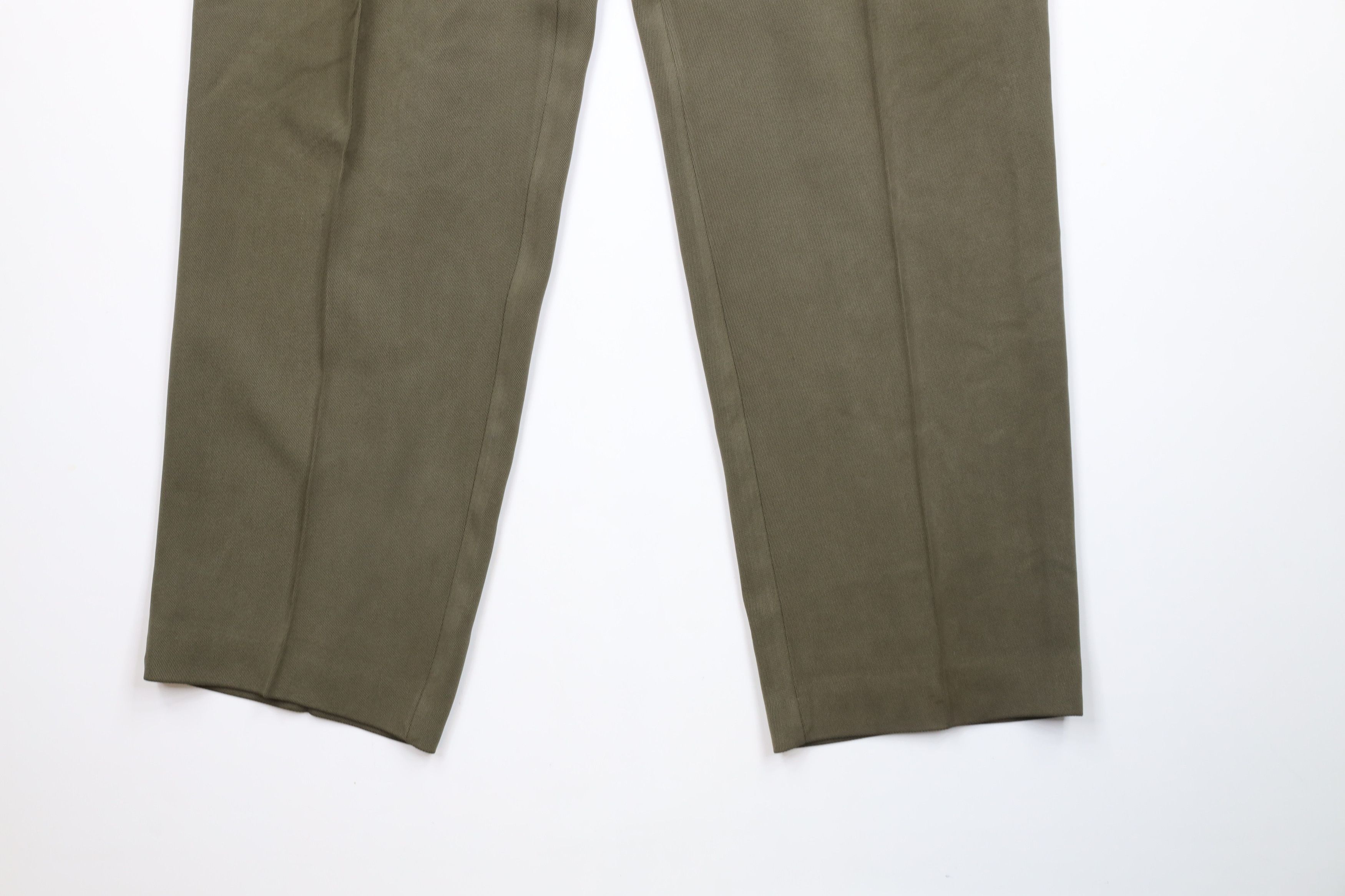 Tommy Bahama Vintage 90s Tommy Bahama Pleated Wide Leg Chino Pants Green Size US 36 / EU 52 - 4 Thumbnail