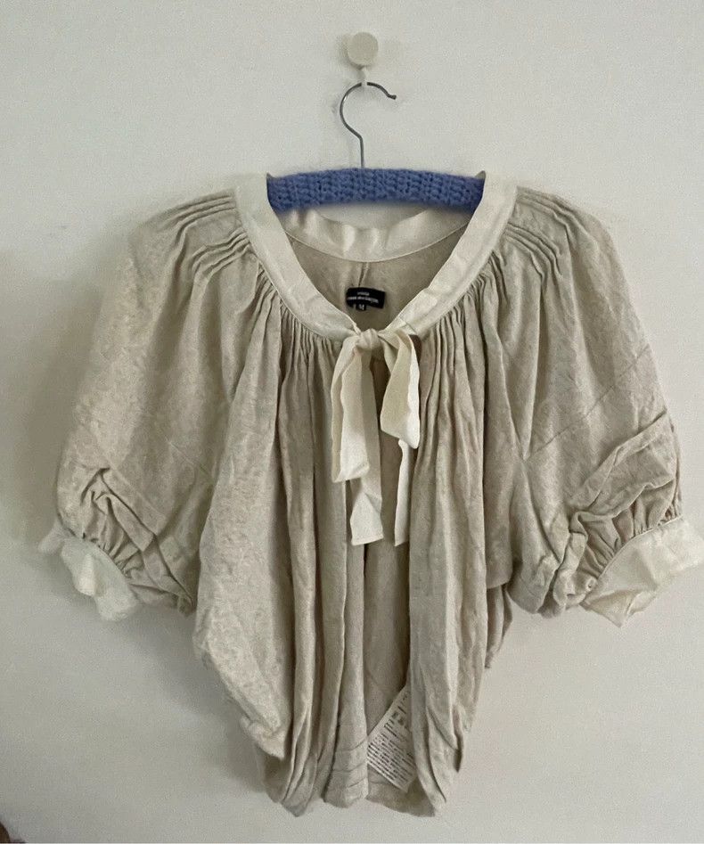 Comme des Garcons Comme Des Garcons Linen Cardigan Blouse Size M / US 6-8 / IT 42-44 - 1 Thumbnail