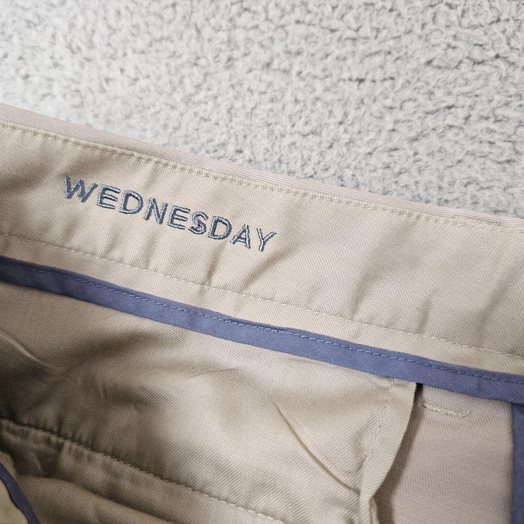 Bonobos Bonobos Pants Mens 33x34 Chino Slim Fit Beige Casual Business Flat Front Stretch Size US 33 - 3 Thumbnail