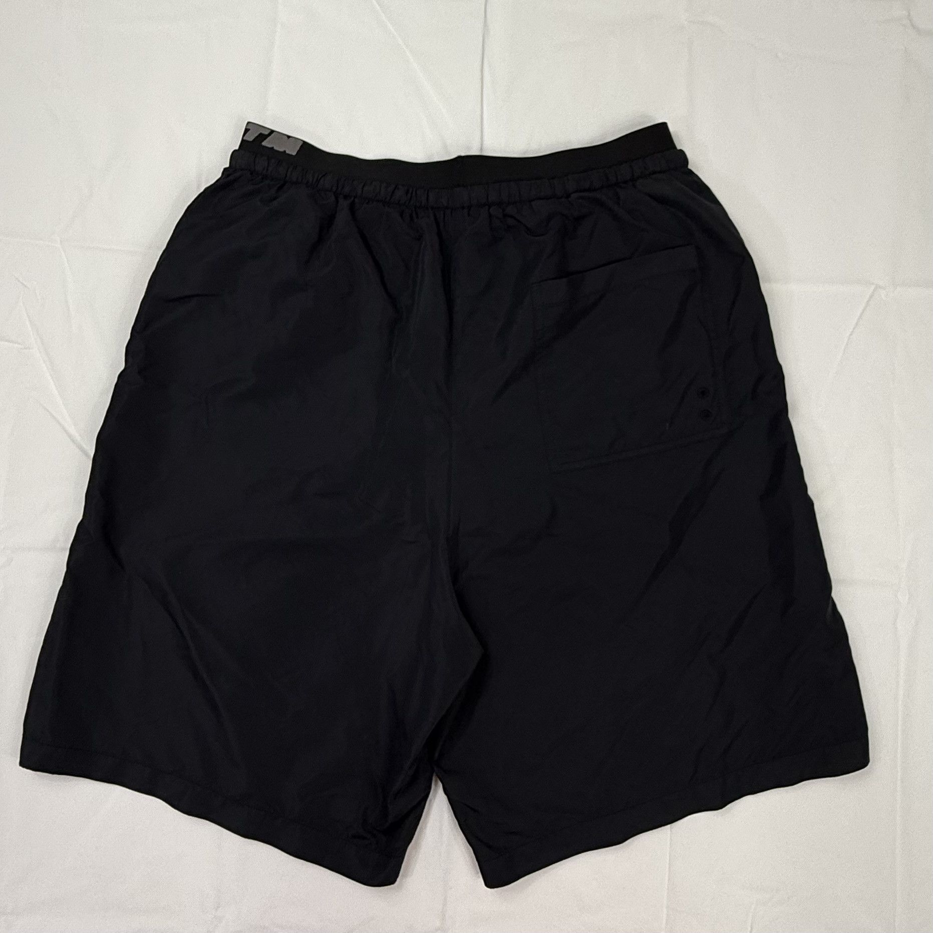 Off-White Off-White Black Industrial Logo Waistband Shorts Men's Large Size US 34 / EU 50 - 14 Thumbnail