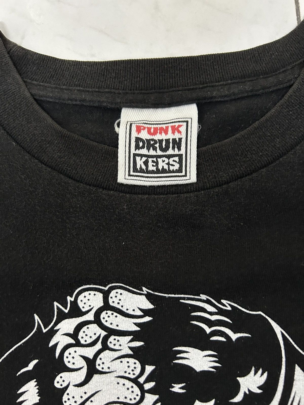 Japanese Brand VINTAGE PUNK DRUNKERS PUSHEAD DESIGN RARE Size US XL / EU 56 / 4 - 3 Thumbnail