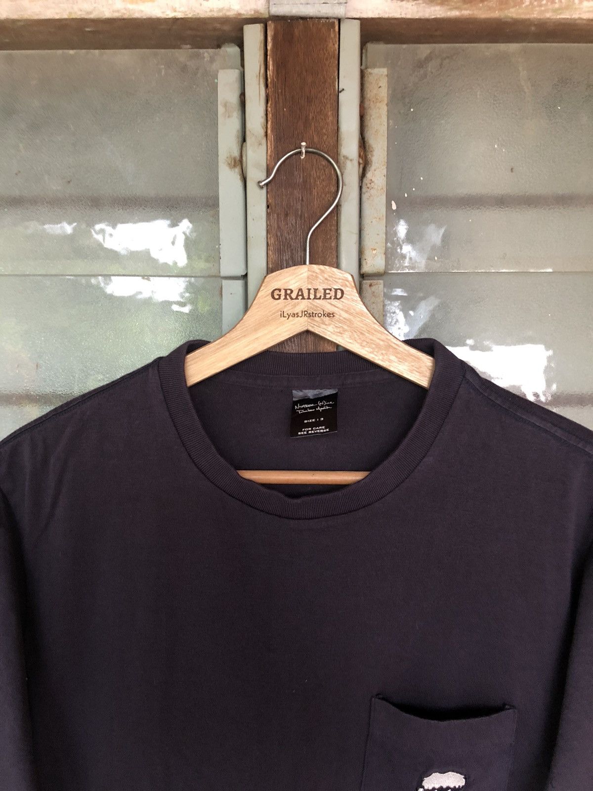 Number (N)ine Vintage 90's Number (N)ine Pocket Tee Shirt Size US M / EU 48-50 / 2 - 6 Thumbnail
