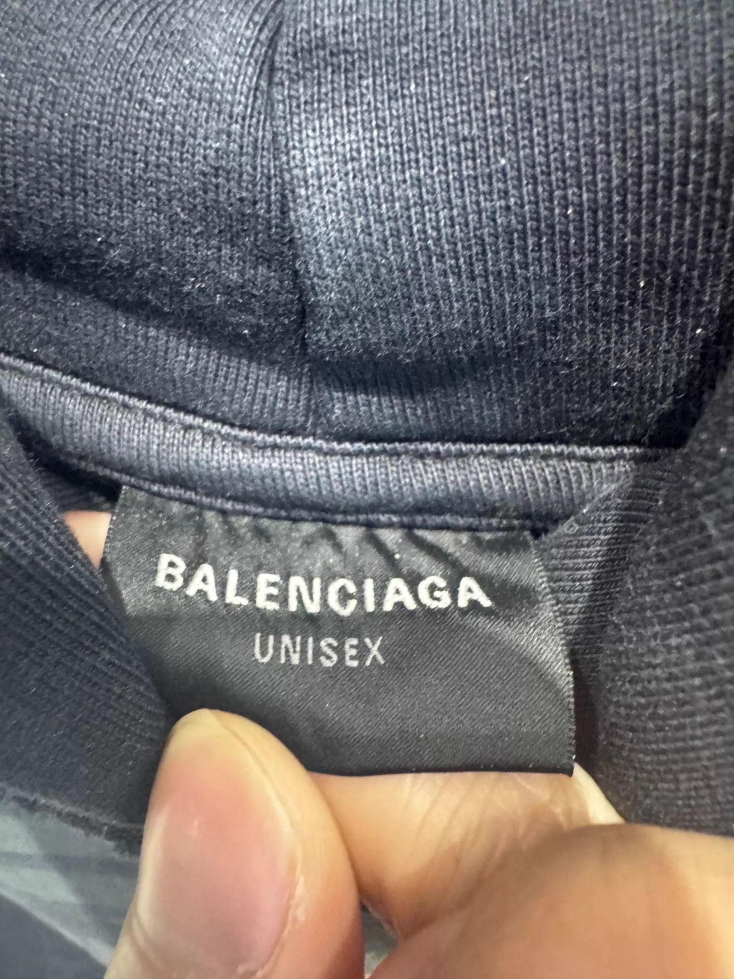 Balenciaga Balenciaga SS25 3B Liquified Hoodie Wide L Black-Gray Unisex Size L / US 10 / IT 46 - 3 Thumbnail