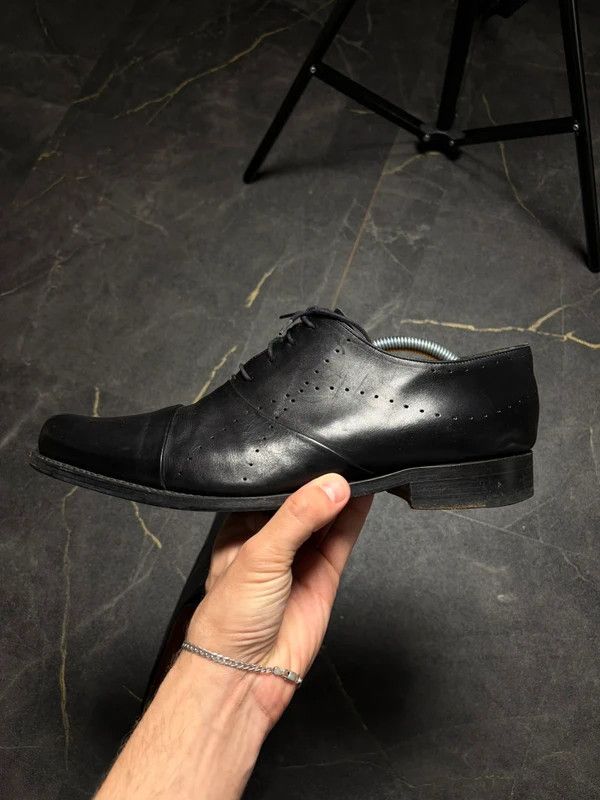 Paraboot Paraboot Black Leather Suit Boots Shoes Elegant Size US 9 / EU 42 - 8 Thumbnail