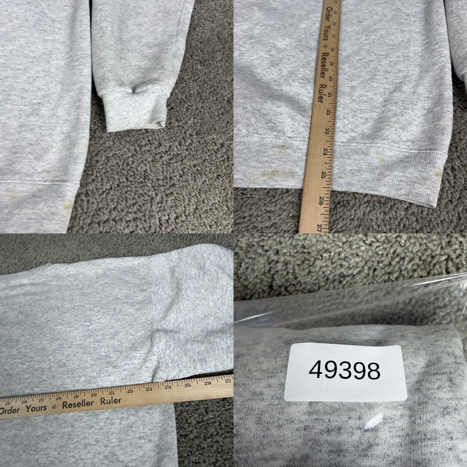 Hard Rock Cafe VINTAGE Hard Rock Cafe Sweatshirt Mens XL Gray Neon Save The Planet 90s City Music Retro Embroidered Logo Graphic Print Heavyweight Fleece Crew Neck Size US XL / EU 56 / 4 - 9 Thumbnail
