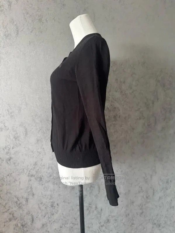 Burberry Burberry Black Long Sleeve Cardigan for Women. Size M / US 6-8 / IT 42-44 - 3 Thumbnail