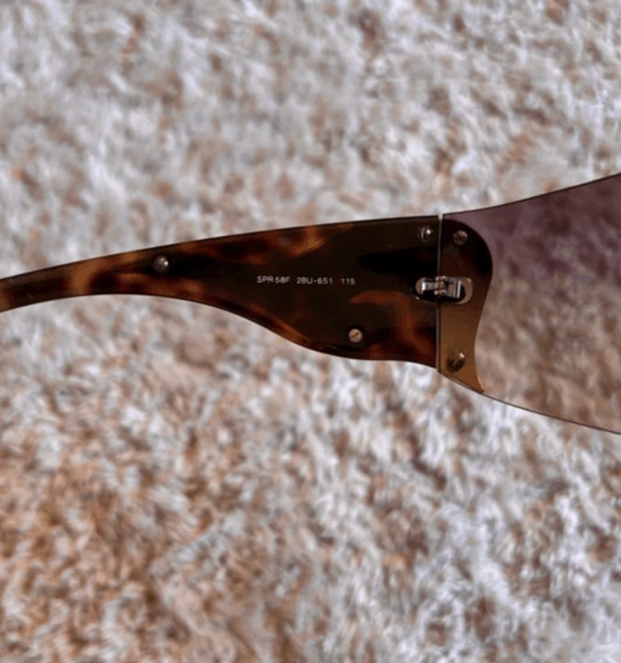 Prada PRADA Sunglasses Flame 2004 Star Mask Fire Chrome Silver Size ONE SIZE - 4 Thumbnail