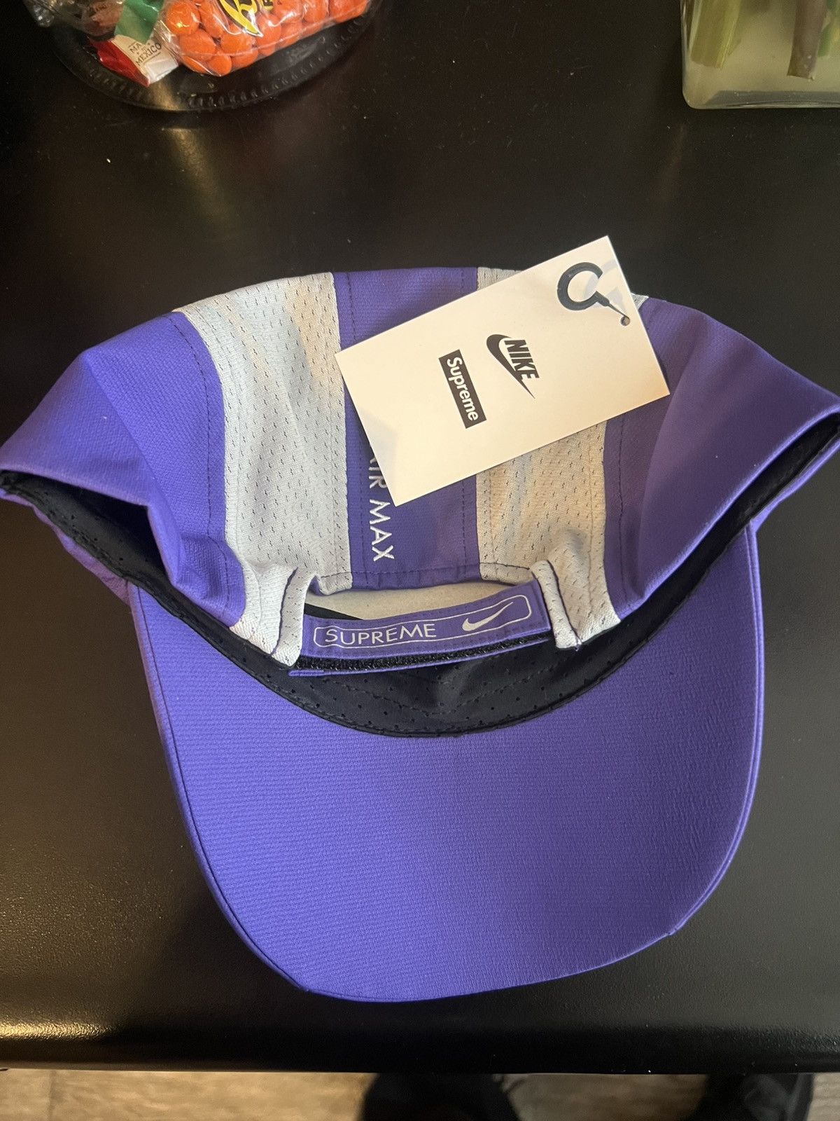 Nike × Supreme Supreme Nike Running Hat Purple Size ONE SIZE - 2 Thumbnail