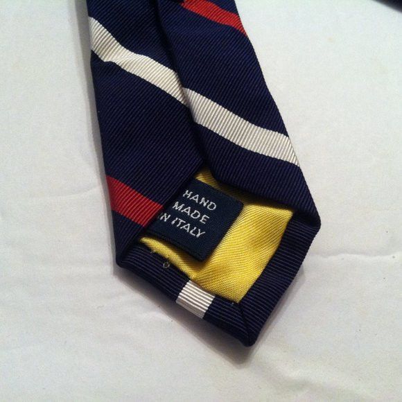Polo Ralph Lauren POLO RALPH LAUREN MEN'S NEW NAVY 100%SILK TIE WIDTH: 3 1/2" Size ONE SIZE - 3 Thumbnail