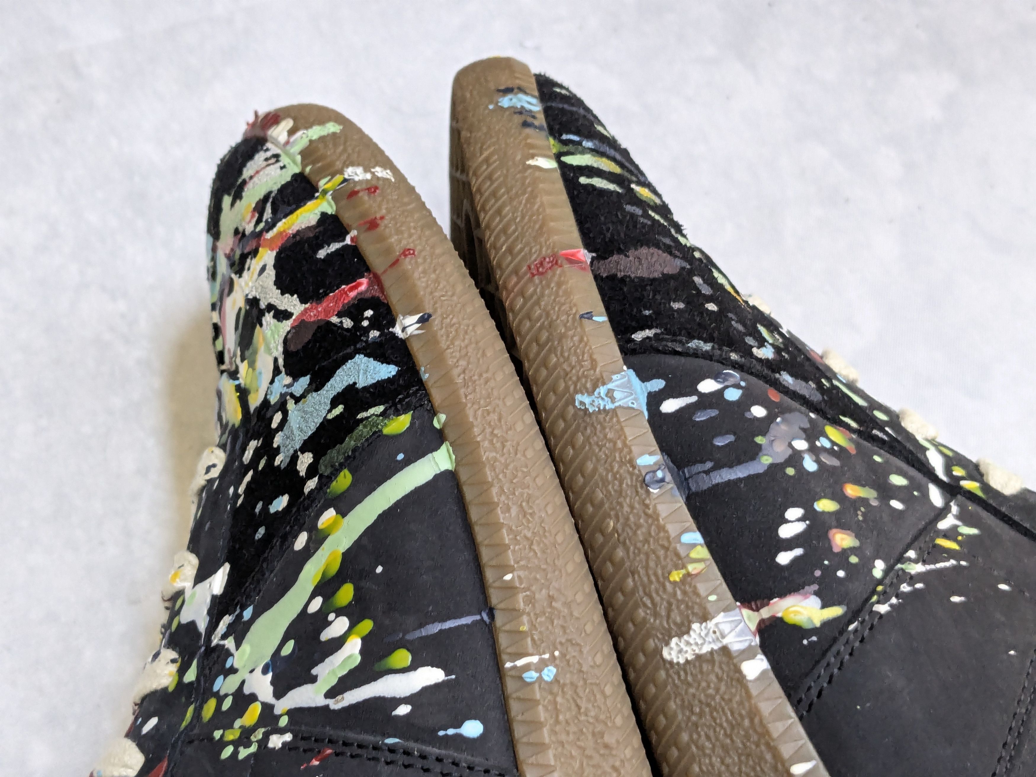 Maison Margiela Maison Margiela Replica GAT Black Paint Splatter 9 42 Low Size US 9 / EU 42 - 6 Thumbnail