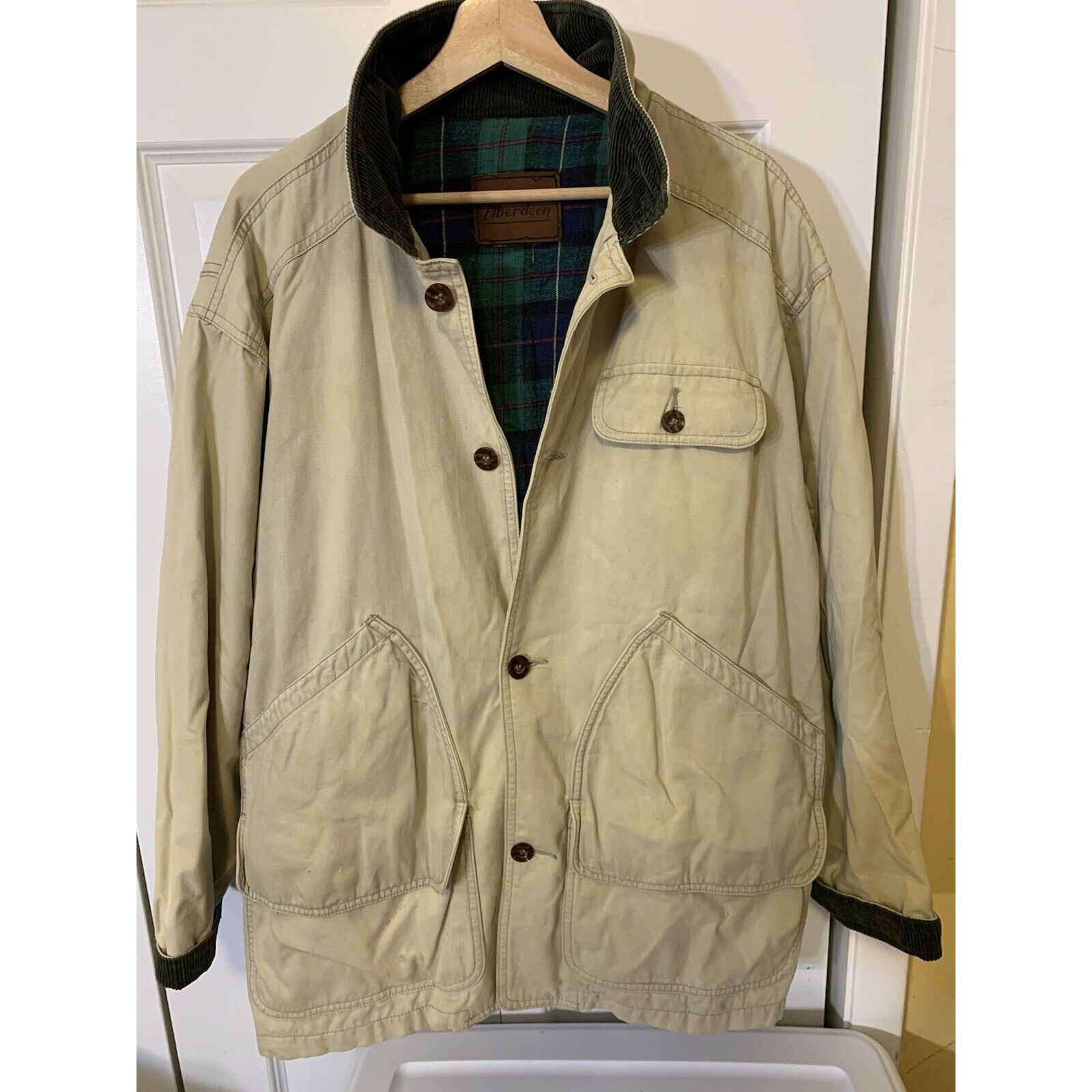 Other Vtg Aberdeen chore barn field jacket men’s Sz XXL plaid lini Size US XXL / EU 58 / 5 - 5 Thumbnail