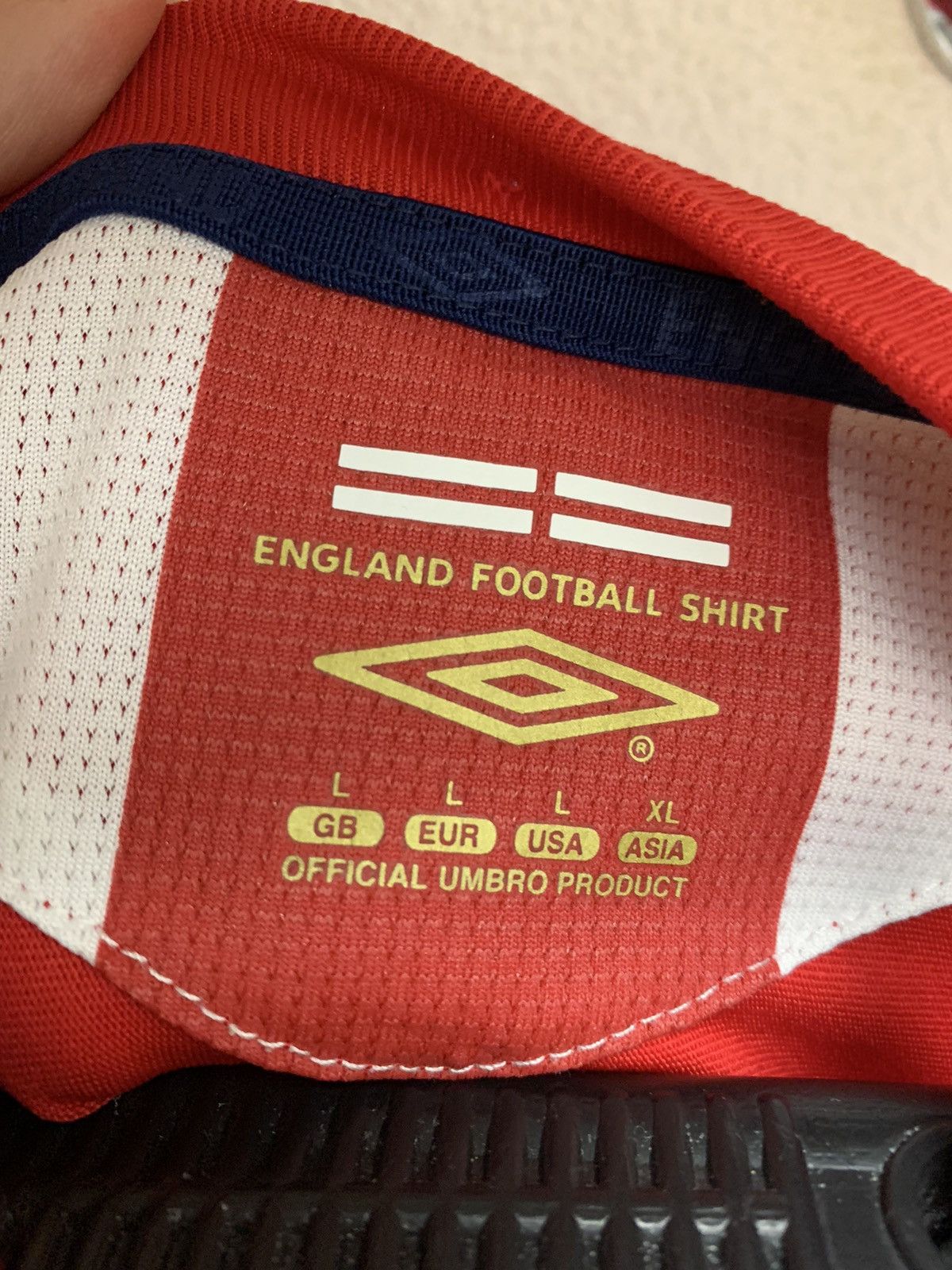 Umbro Gerrard 4 Umbro vintage England soccer jersey L 2000th Size US XL / EU 56 / 4 - 9 Thumbnail