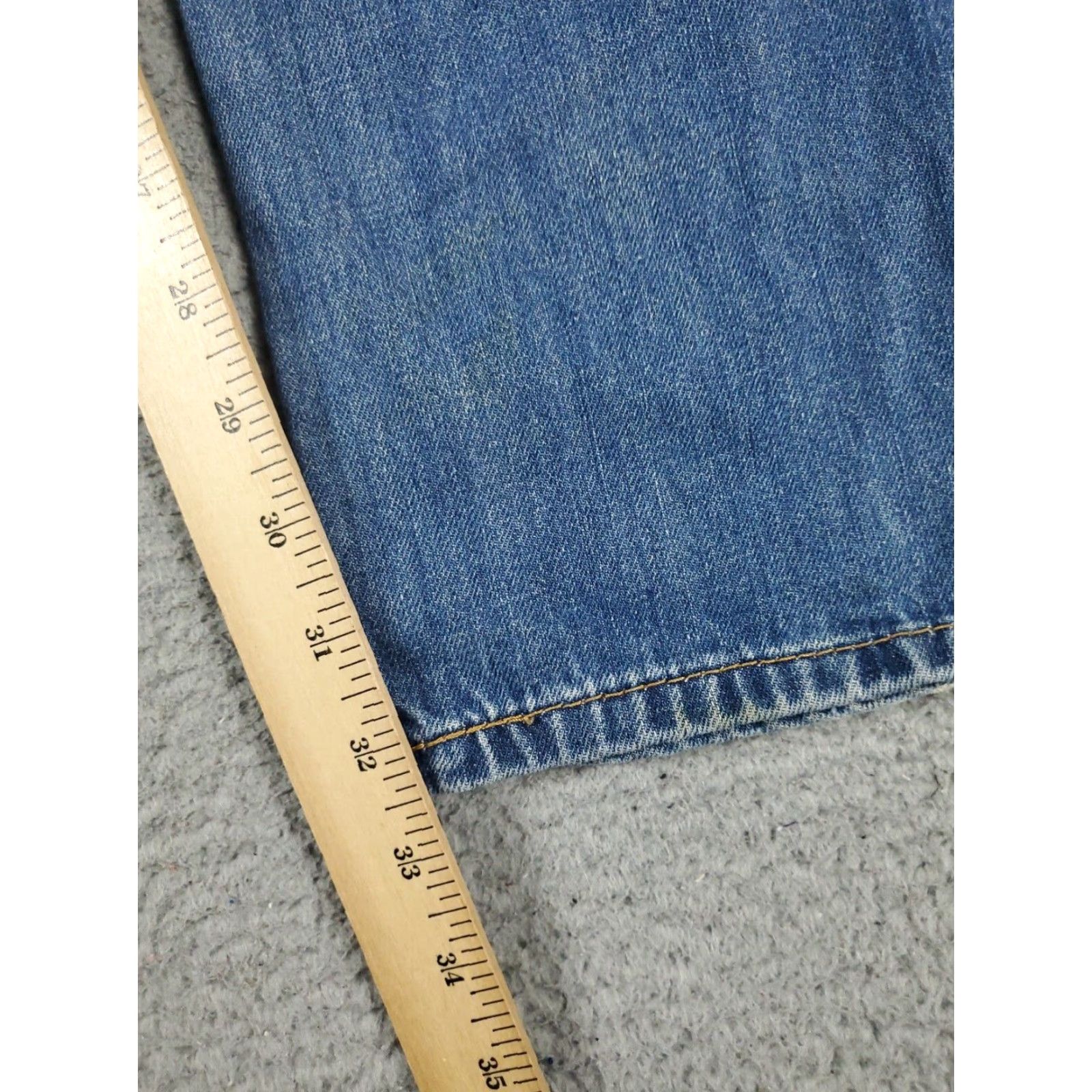 Levi's Levis 514 Straight Leg Jeans Mens Size 32x32.5 Blue Denim Pants Size US 32 / EU 48 - 5 Thumbnail